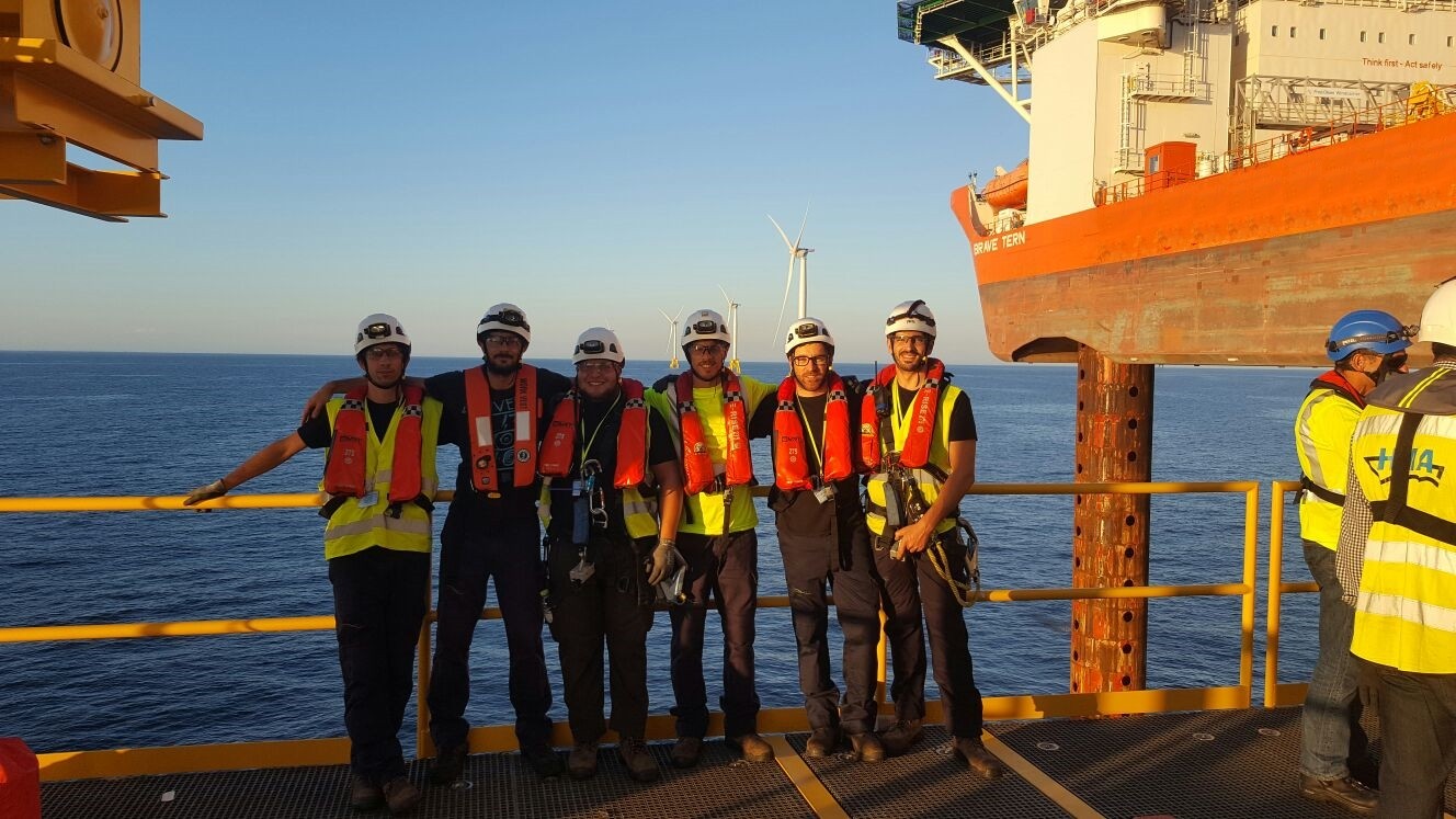 Endiprev team at Block Island Offshore Wind Farm