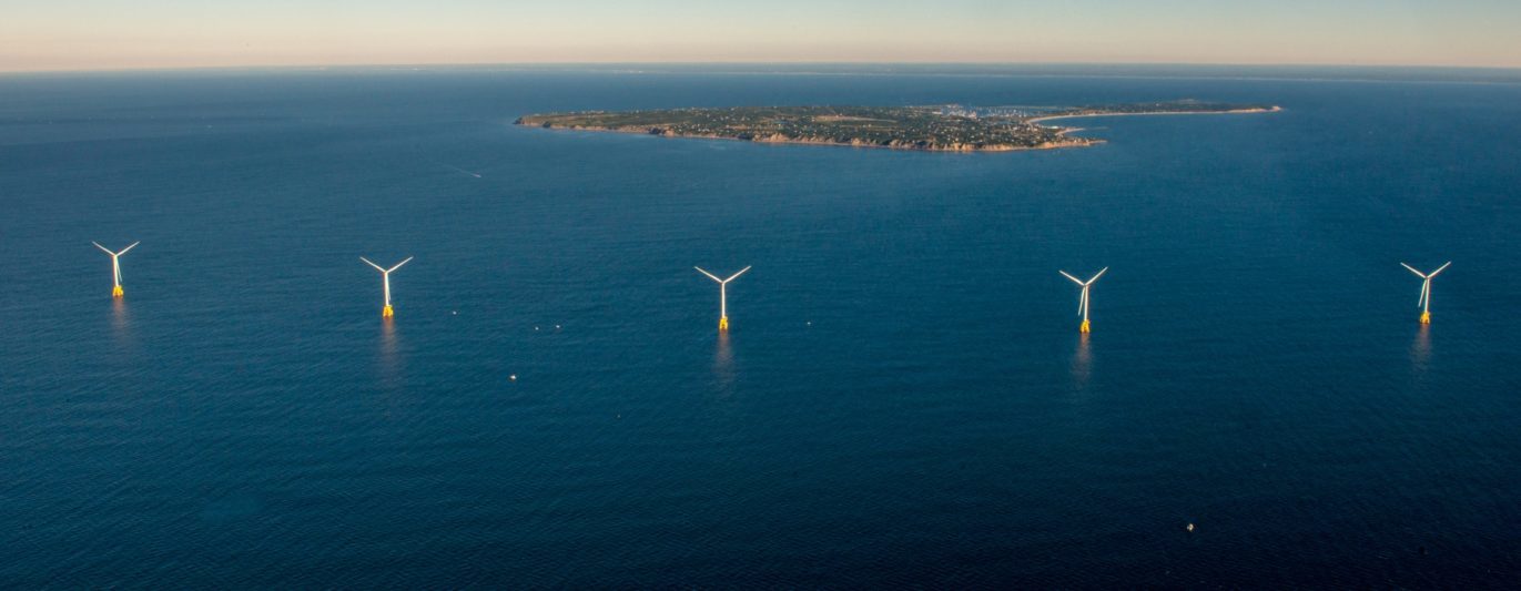 GE Haliade H150 wind turbine generators at Block Island Offshore Wind Farm