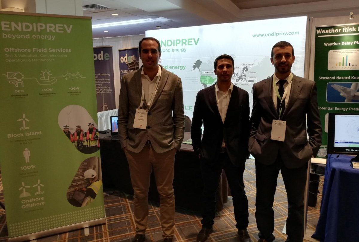 Endiprev's team at the AWEA Offshore WINDPOWER 2019 Conference