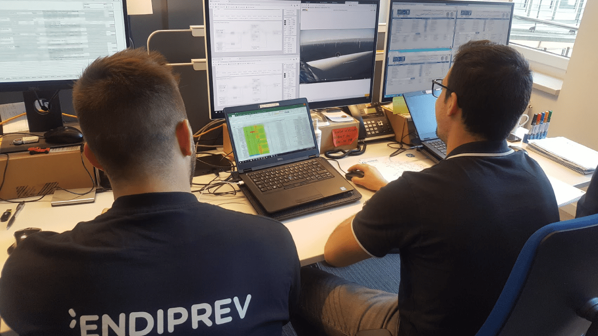 We participated in the first preventive campaign as well as in the corrective maintenance works. Our team also kept performing the remote control of the Merkur Offshore Wind Farm. We monitor the wind turbines 24/7, from France.